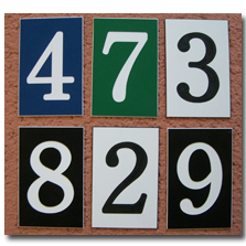 Einzel Hausnummern