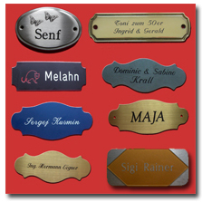 Tür- & Namensschilder