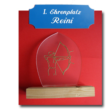 Pokale - Pokalschilder
